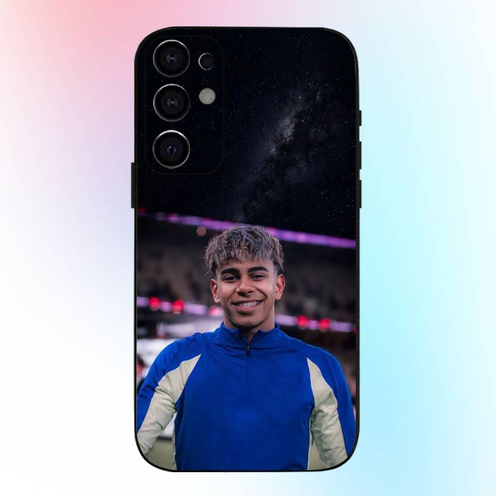 Спортивный L-Lamine Y-Yamal Милый Чехол Для Телефона Для Samsung S25,S24,S21,S22,S23,S30,Ultra,S20,Plus,Fe,Lite,Note,10,9,5G Черный Чехол