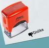 Printtoo Dislike Self Inking Rubber Stamp Pre, Inked Office Stamp, Канцелярские товары для домашнего офиса, 38 x 14 мм,