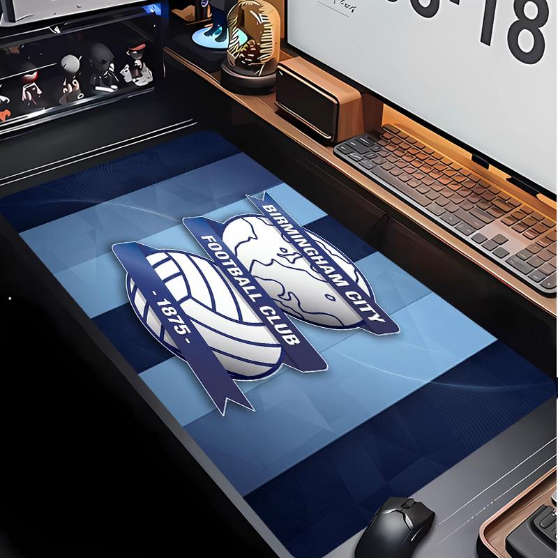 Birmingham City Football Pattern Mouse Pad Non?Slip Rubber Base Gaming Mousepad For Desk Office Home