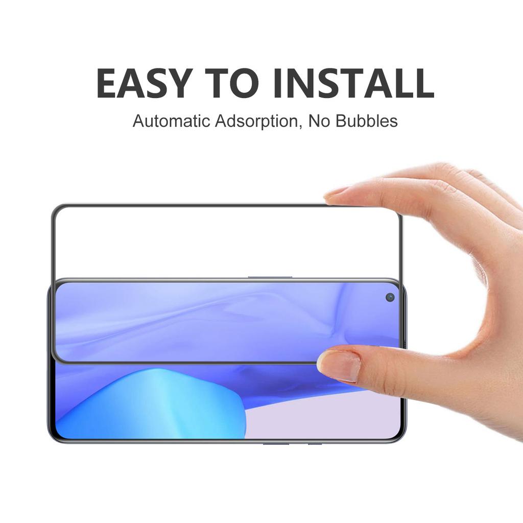 ENKAY HAT PRINCE Full Glue High Definition Complete Covering Anti-Scratch Tempered Glass Screen Protector for OnePlus 9