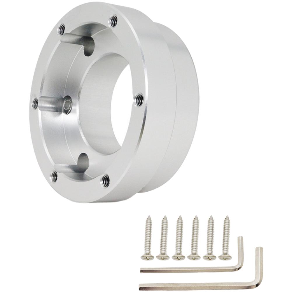 6-bolt Mount 70mm Racing Adapter Sim Racing Hub Aluminum Construction