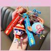 Уникальный брелок Луффи из One Piece, мягкий резиновый кулон для сумки, идеально подходит для подарков и коллекционирования