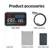M26 OBD HUD Проекционный дисплей Цифровой спидометр для автомобиля Измеритель скорости MPH KM/H Тахометр Температура ОЖ Расход топлива