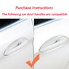 Для BMW 1 2 3 4 5 6 7 8 Серии M G01 G02 G05 G06 F90 G20 G29 G30 5D Углеродное Волокно Наружная Ручка Двери Ручка-Захват Накладка Декоративная Наклейка