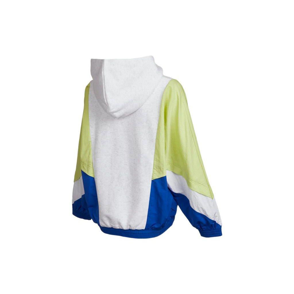 Nike Свободная повседневная толстовка с капюшоном Color-Block, женская толстовка с капюшоном, светло-зеленая DB3847-051