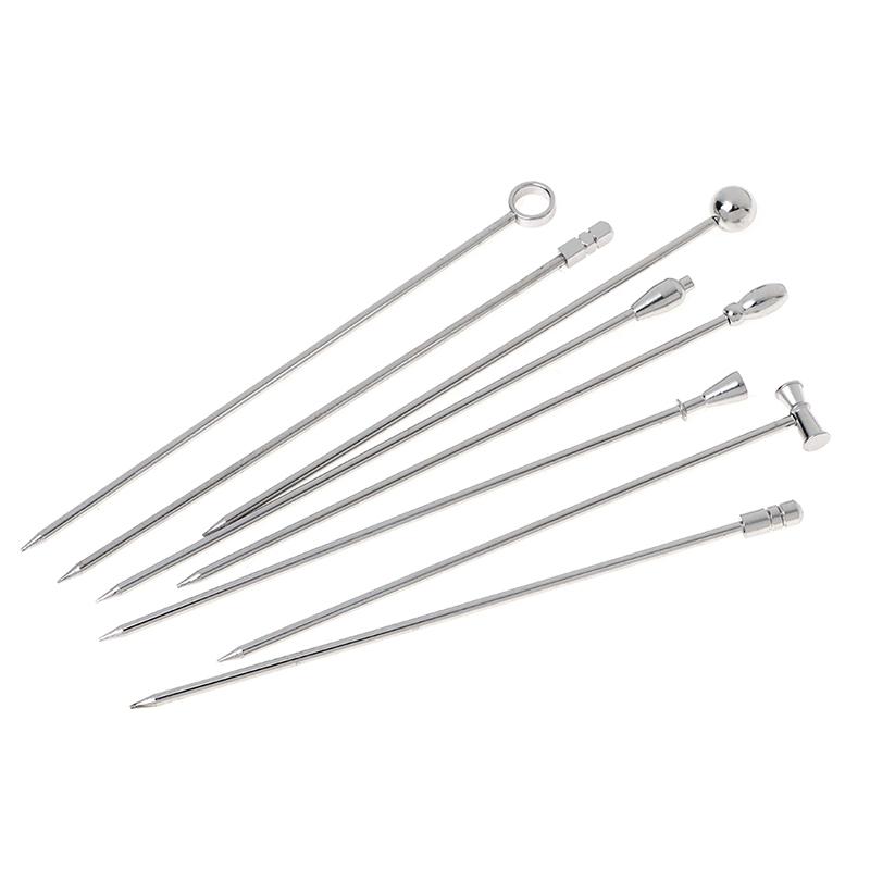 4 шт. коктейльные палочки из нержавеющей стали, фруктовые палочки, многоразовые наборы для напитков, мартини