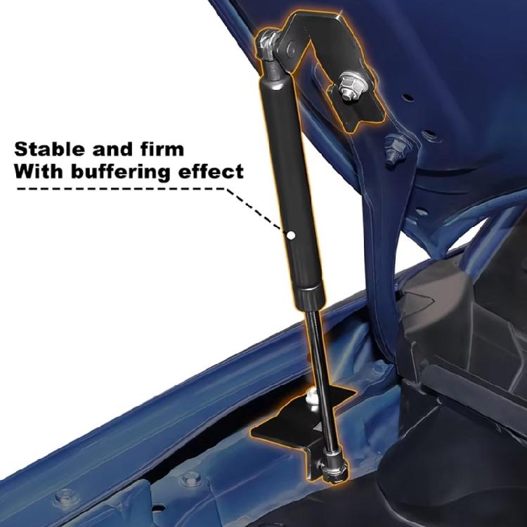 Heavy Duty Metal Lift Supports Engine Cover Shock Absorbers set for Safe & Stable Bonnet Operation in All Conditions