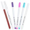 6pcs Water Soluble Sewing Pen 5 Color Fabric Markers DIY Drawing Lines Patterns for Handicraft