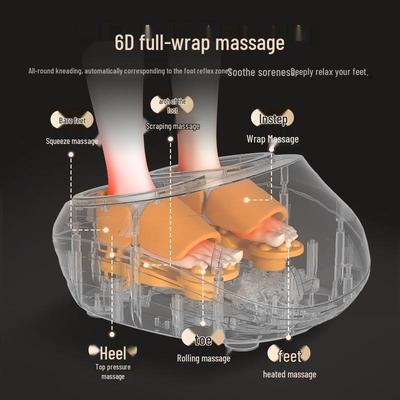 6D Массажер для ног с подогревом и функцией полного обертывания для замачивания ног