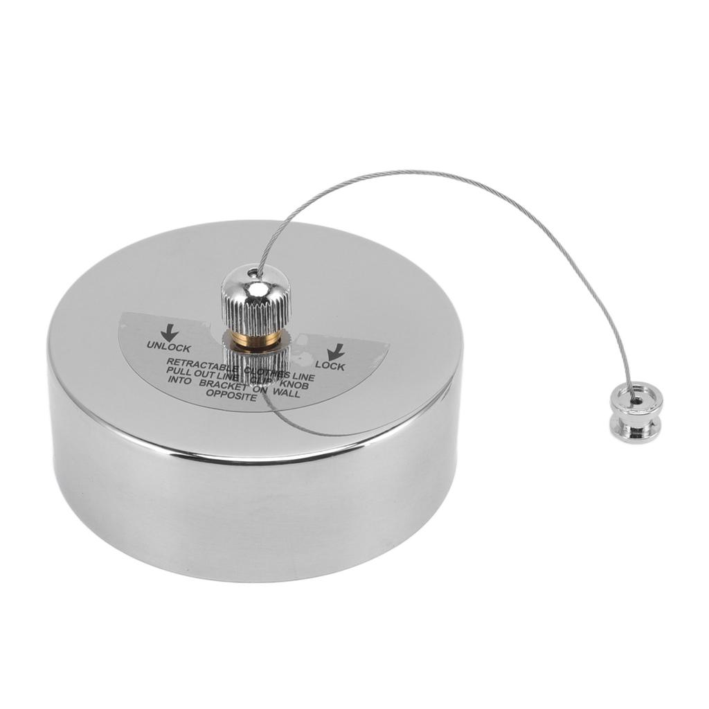 Retractable Clothesline Steel Wire Hole Free Laundry Line Clothes Line for Indoor Outdoor 3.8m /