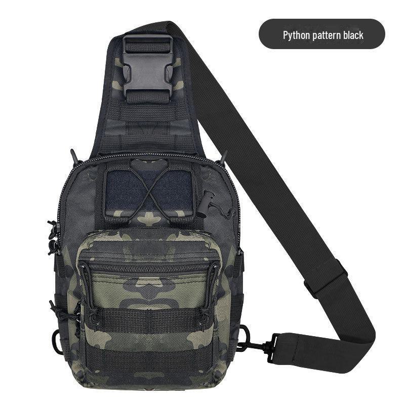 Многофункциональная камуфляжная тактическая сумка через плечо для езды на велосипеде и занятий спортом на открытом воздухе