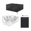 Outdoor Waterproof Dust Proof Patio Furniture Protective Cover Sofa Dining Table (270*180*89cm)