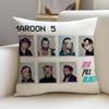 Pop MMaroon 5S Cushion Cover Breathable and skinfriendly linen pillowcase square removable and washable cushion