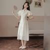 Summer Zen Modified Cheongsam Young Medium and Long Dress