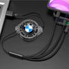 UQEK5 2025 Hot 3 In 1 Micro USB Type C Charging Cable Multi Charger For BMW X1 X2 X3 X5 X4 X6 X7 G30 G20 G32 G11 G12 F40 F30 F20 F10 F