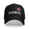 Австрия Österreich Флаг Орел Сэндвич Бейсболки Повседневная Летняя Герб Кепка от солнца Мужчины Женщины Регулируемая Взрослая Шляпа