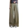 Рами Хлопок Женские Свободные Повседневные Брюки Песочной Стирки - Весна 25 Лён Прямые Длинные Брюки