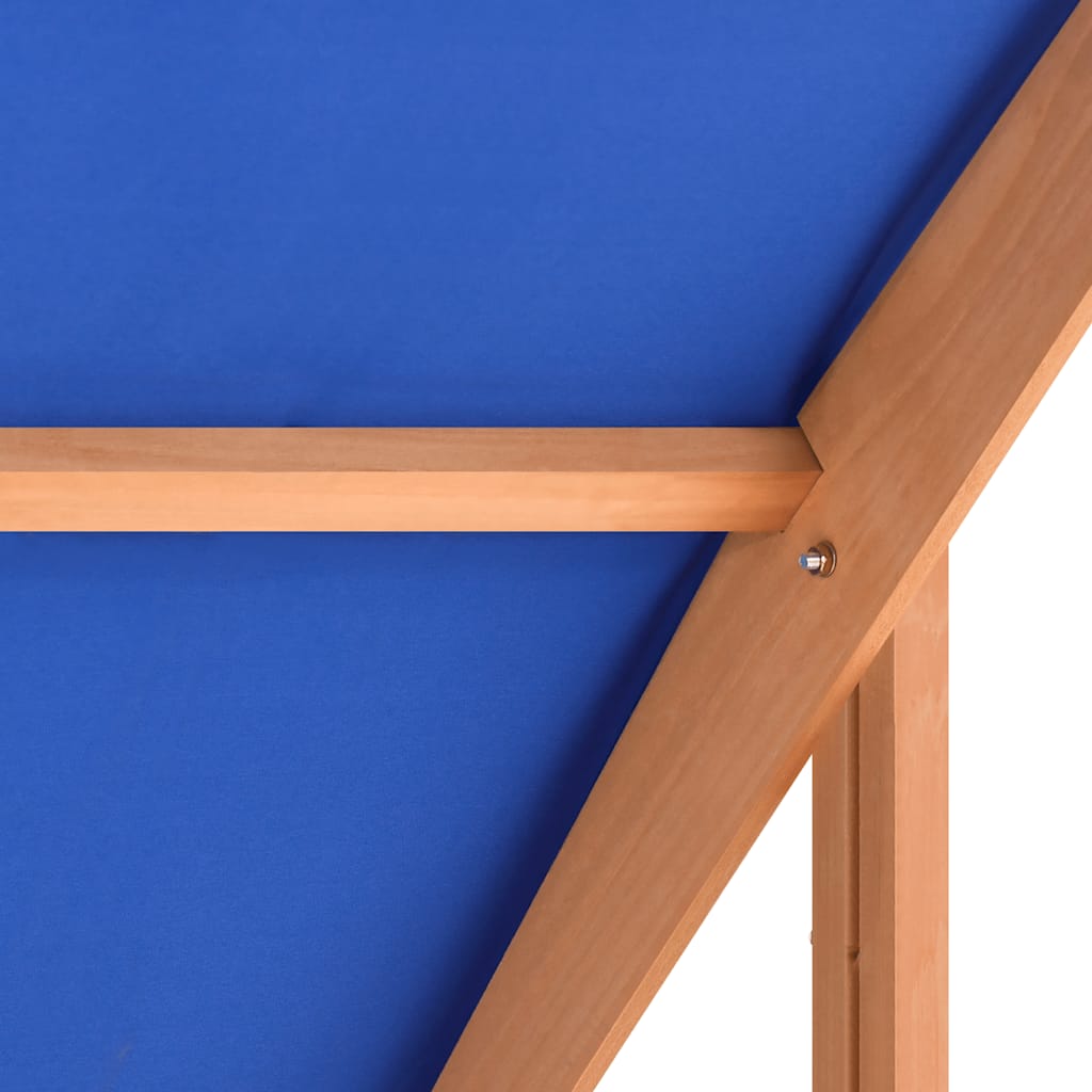 Sandpit with Roof Pine Wood 112 x 112 x 112 cm