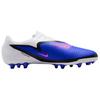 Nike Футбольные бутсы Phantom 6 AG с искусственным покрытием, унисекс, белые с синим, HQ2322-446