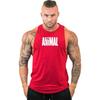 2024 Gym Workout Sleeveless Shirt Tank Top Men Animal Bodybuilding Clothing Fitness Sportwear Muscle Male Fashion Tanktop