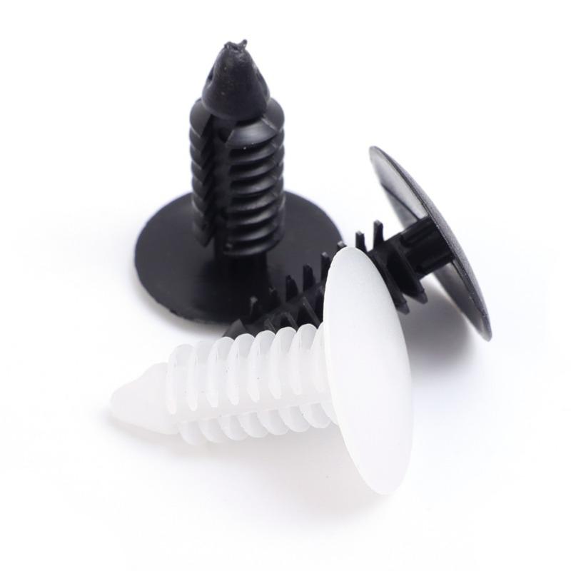 Зажим для потолка крыши салона автомобиля Заклепка для крепления винта Отверстие для автомобиля Пластиковая заклепка для крепления крыла Зажим для бампера Крыша автомобиля Зажимы для крепления подкладки