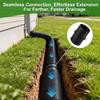 4-inch Pipe Internal Coupling Durable Drainage Adapter Fitting PVC Pipe Joint Corrugated  Boat