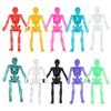 10/20Pcs Stretchy Skeleton Funny Sticky Toys Kids Halloween Birthday Party Favors Trick or Treat Gifts Goody Bag Pinata Fillers