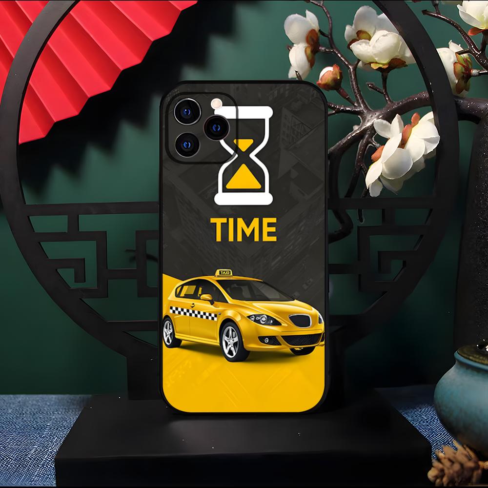 Желтое такси Нью-Йорка Чехол для телефона Для iPhone 17 Pro Max 16 15 14 Pro Max 13 11 Air Plus Силиконовый чехол
