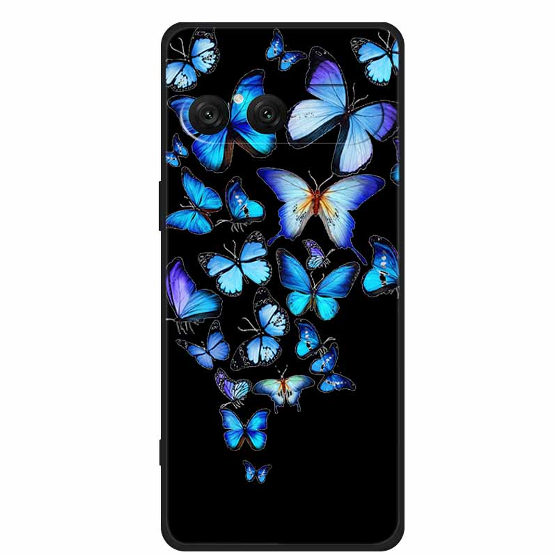 Чехол для телефона Sony Xperia 10 VII Мультяшный кот Мягкая задняя крышка Черный силиконовый чехол Для Sony Xperia 10 VII 2025 Чехол Coque Funda