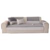 Microfiber Sofa Cover With Non-Slip Strips, Tailored Couch Cover For Chaise Section And Soft Sofa Slipcover