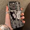 Темный чехол-бампер IMD для Samsung Galaxy S24 S23 S22 S21 Ultra Plus S20 FE A14 A34 A13 A23 A33 A53 A52 Противоударная задняя крышка