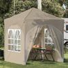 Pop up Party Tent 192 x 192 x 245 cm Cream