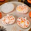 New Mould DIY Silicone Mold for Halloween Storage Box Atmosphere Light Hollowed-Out Pumpkin Ghost Home Decor Figurine Mold