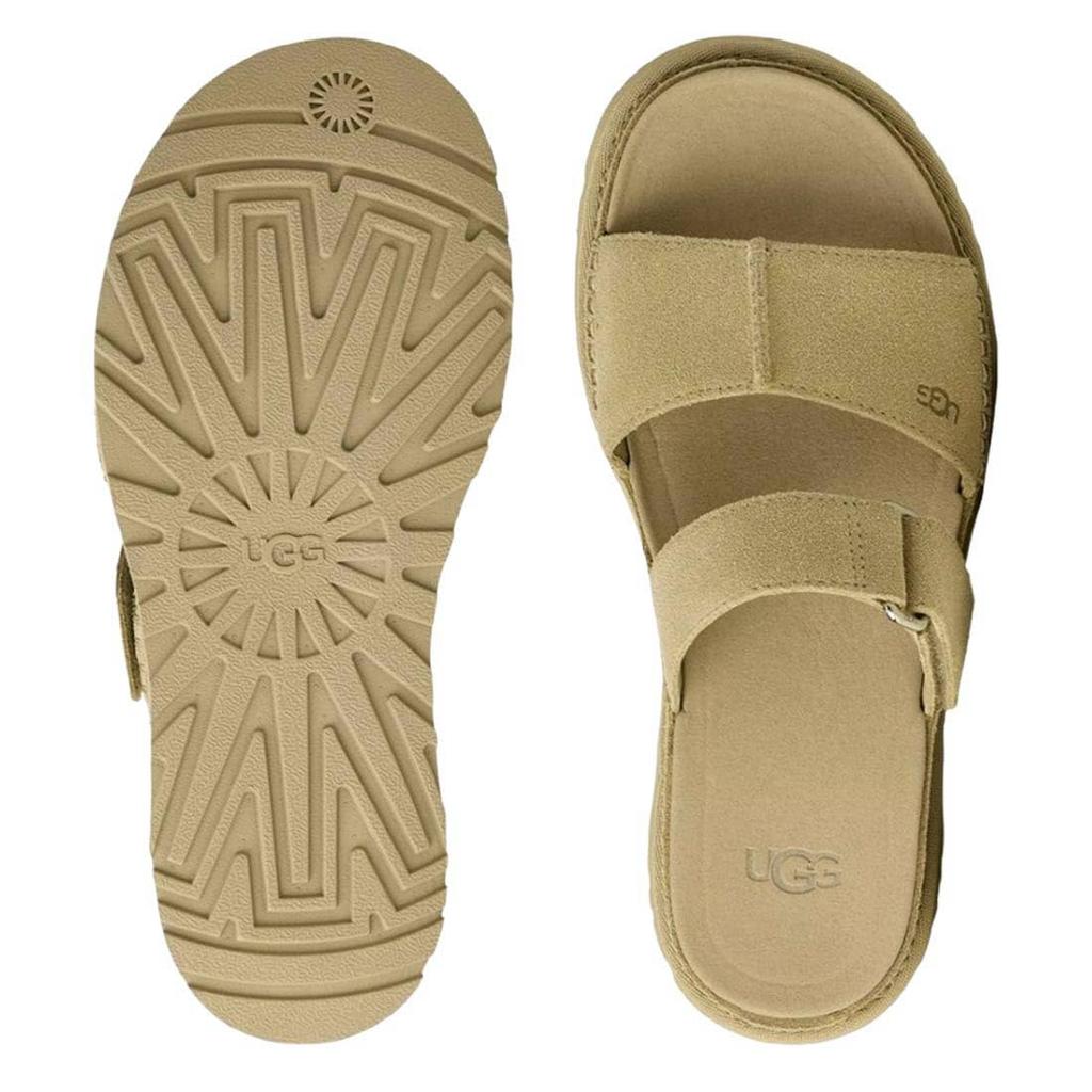 [UGG] Женские шлепанцы Golden Gaze Комфортные замшевые с регулируемым ремешком Повседневные Весна/Лето 1178590 MUSTARD_SEED US7 (24,0 см) [Параллельный