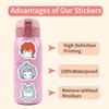 105 New Styles of Non-human Q Version Graffiti Stickers Decorate Refrigerator Scooter DIY Personalized Stickers