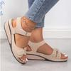 2025 Ladies Sandals Summer Open Toe Big Size Wedge Women's Fashion Women's Shoes