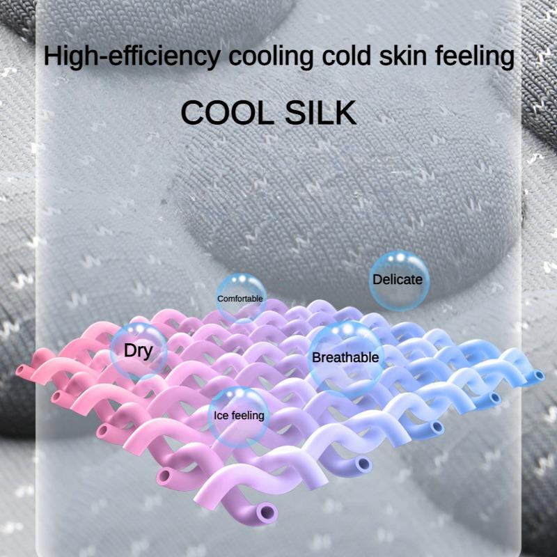 Подушка для автомобиля Летняя прохладная Подушка Ice Silk Чехол для сиденья Подушка для автомобиля Сезонная универсальная прохладная Подушки Cool slick