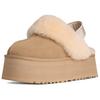 UGG Funkette Удобные Простые Повседневные Балетки для 通勤 Женские балетки Горчичный 1113474-MDSD