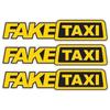 4pc Fake Taxi Sticker Vinyl Decal Car Window Drift Funny Tuning Car Sticker