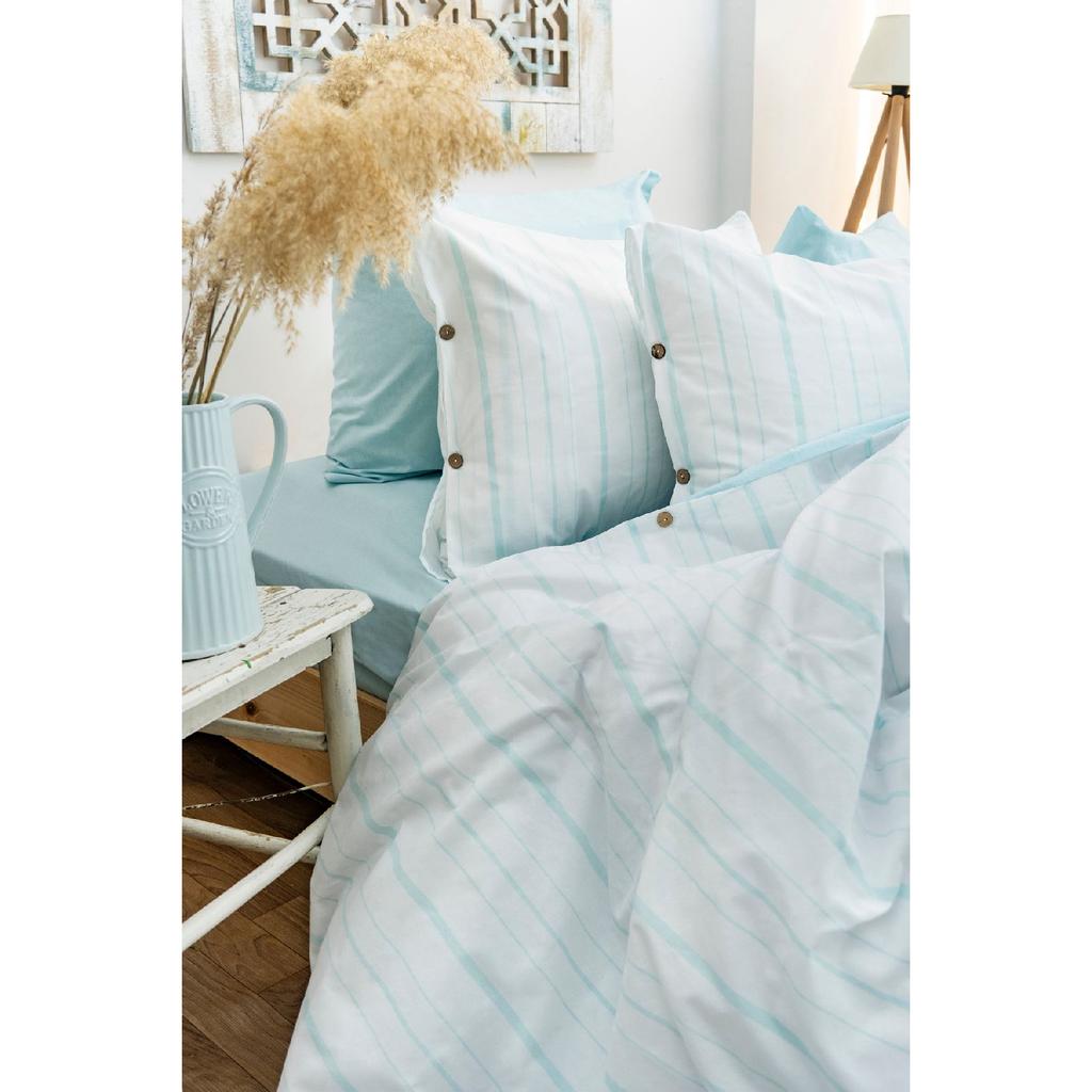 Комплект двойных пододеяльников Harmony Hues, окрашенный в пряже натурального цвета (эластичный лист)