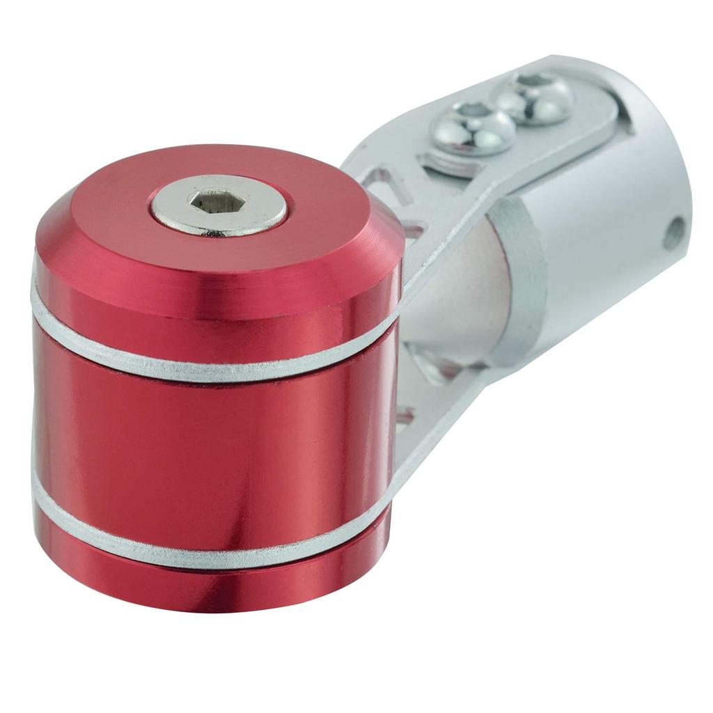 Abfer Alloy T-Shape Manual Car Shift Knob, MT AT Shifter Knob, Automobile, Universal Car Accessories, Interior (Red)