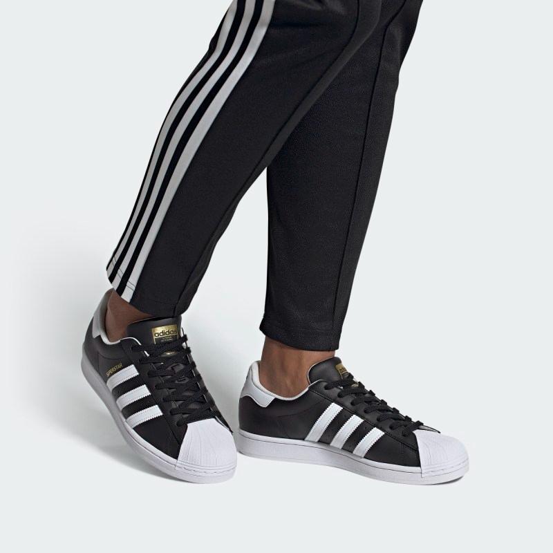 Adidas Originals Superstar Shoes 'Black White Gold' Sneakers FX2331