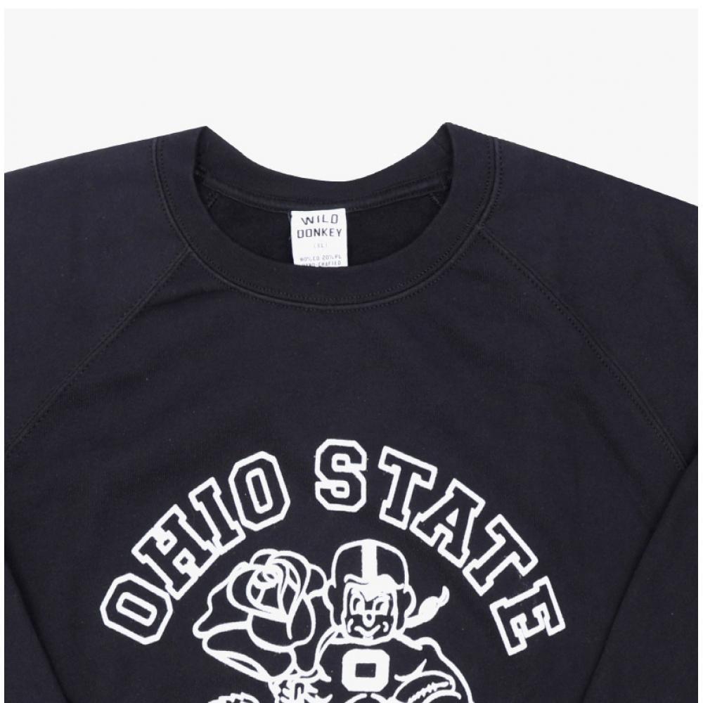 Wild Donkey Unisex Sweatshirt Fr Ohio Black