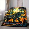 1pc Jungle Safari Print Blanket Lightweight Blanket Throw Blanket For Sofa, Bed, Travel, Camping, Livingroom, Office, Couch, Chair yy251010094