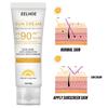 EELHOE Солнцезащитный крем Spf 90 Отбеливающий солнцезащитный крем для лица и тела, контролирующий жирность кожи, отбеливающий увлажняющий крем для лица, солнцезащитный крем для защиты кожи