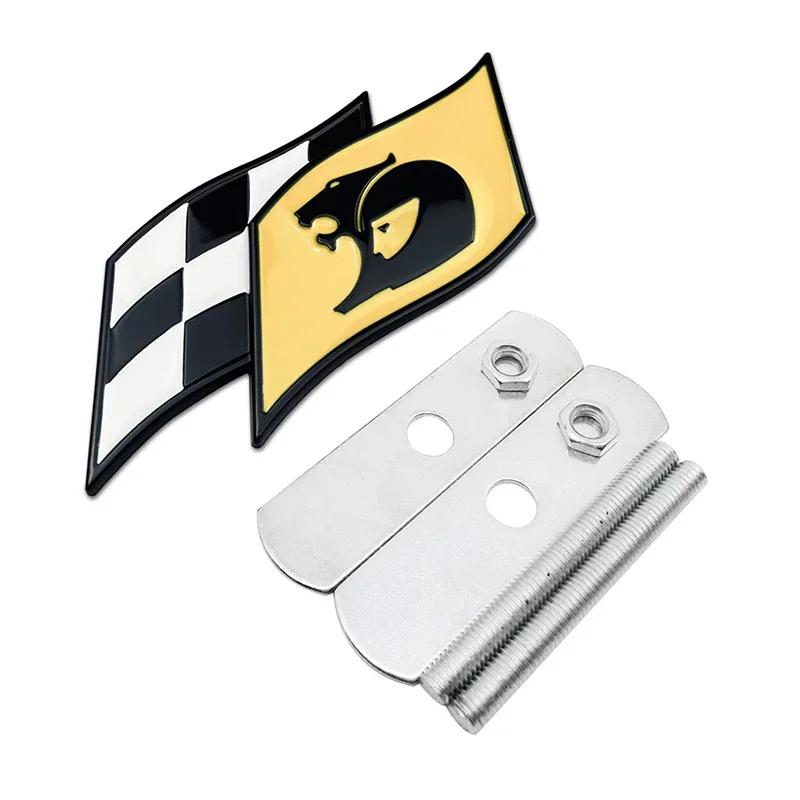 Car Front Grille Emblem Tail Box Metal Bagde Sticker