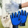 A pairPet Hair Remover Gloves Cat Dog Massage Bathing Cleaning To Bathe Dogs Hair Comb Glove Massage Grooming Dogs Cats Supplies