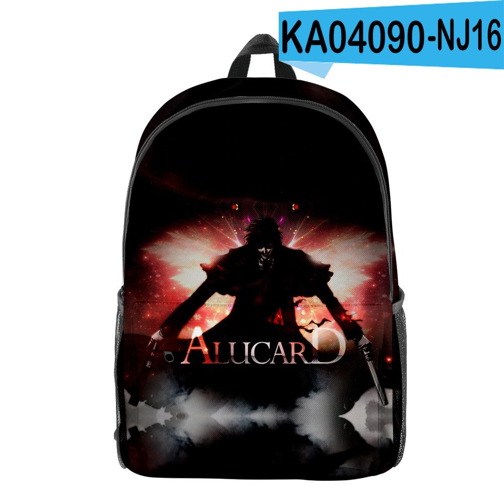 Классический Новый Забавный Крутой Hellsing зрачок Рюкзак для книг Тетрадь Рюкзаки 3D Печать Оксфорд Водонепроницаемый Рюкзаки для путешествий для мальчиков/девочек