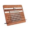 2025 Perpetual Calendar Деревянный Настольный Календарь 12 Месяцев Настольный Слайдер Календарь Для Домашнего Офиса Школы Декор