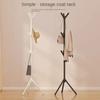 Multi Hook Mobile Clothes Rack Floor Standing Convenient Coat Rack Tree Branch Shape Coat Rack for Home Room Clothing Storage